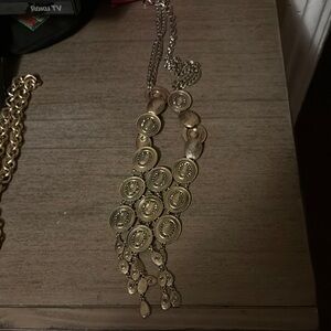 Elegant Gold and Silver Necklace